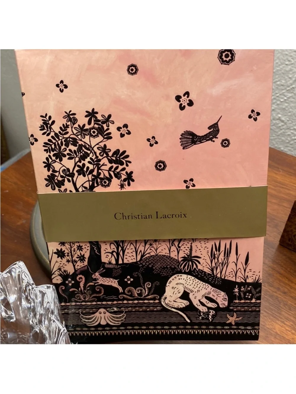 Christian Lacroix Bois Paradis Pink and Black Botanical & Wildlife Journal ~ NWT